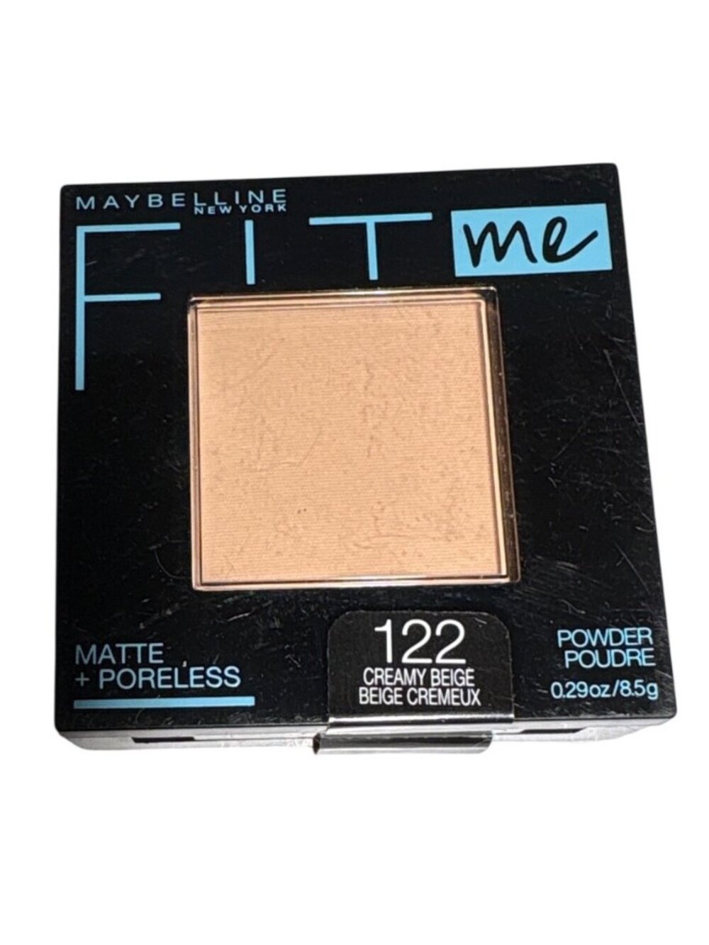 Maybelline Fit Me Pressed Powder Matte + Poreless 122 Creamy Beige